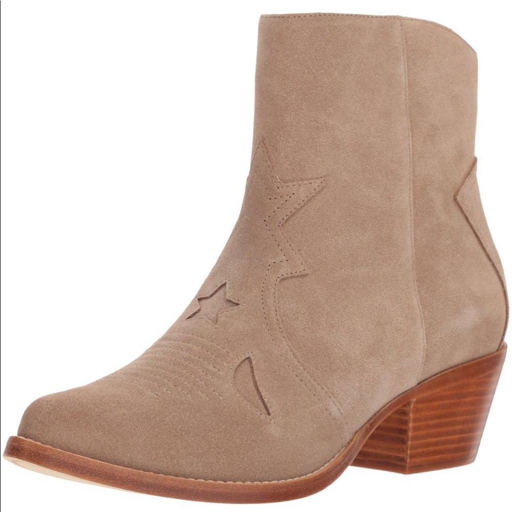 JOIE Western Style Suede Booties Size 7